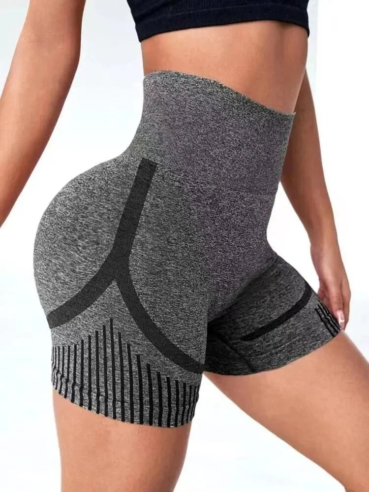 High Waist Women Yoga Shorts