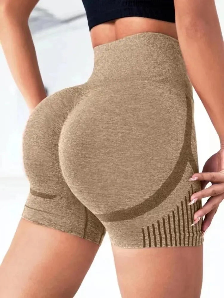 High Waist Women Yoga Shorts