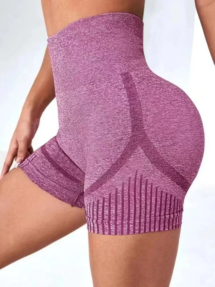 High Waist Women Yoga Shorts