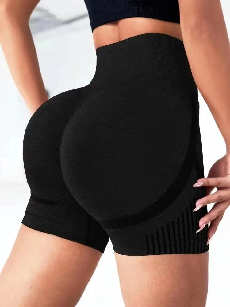 High Waist Women Yoga Shorts